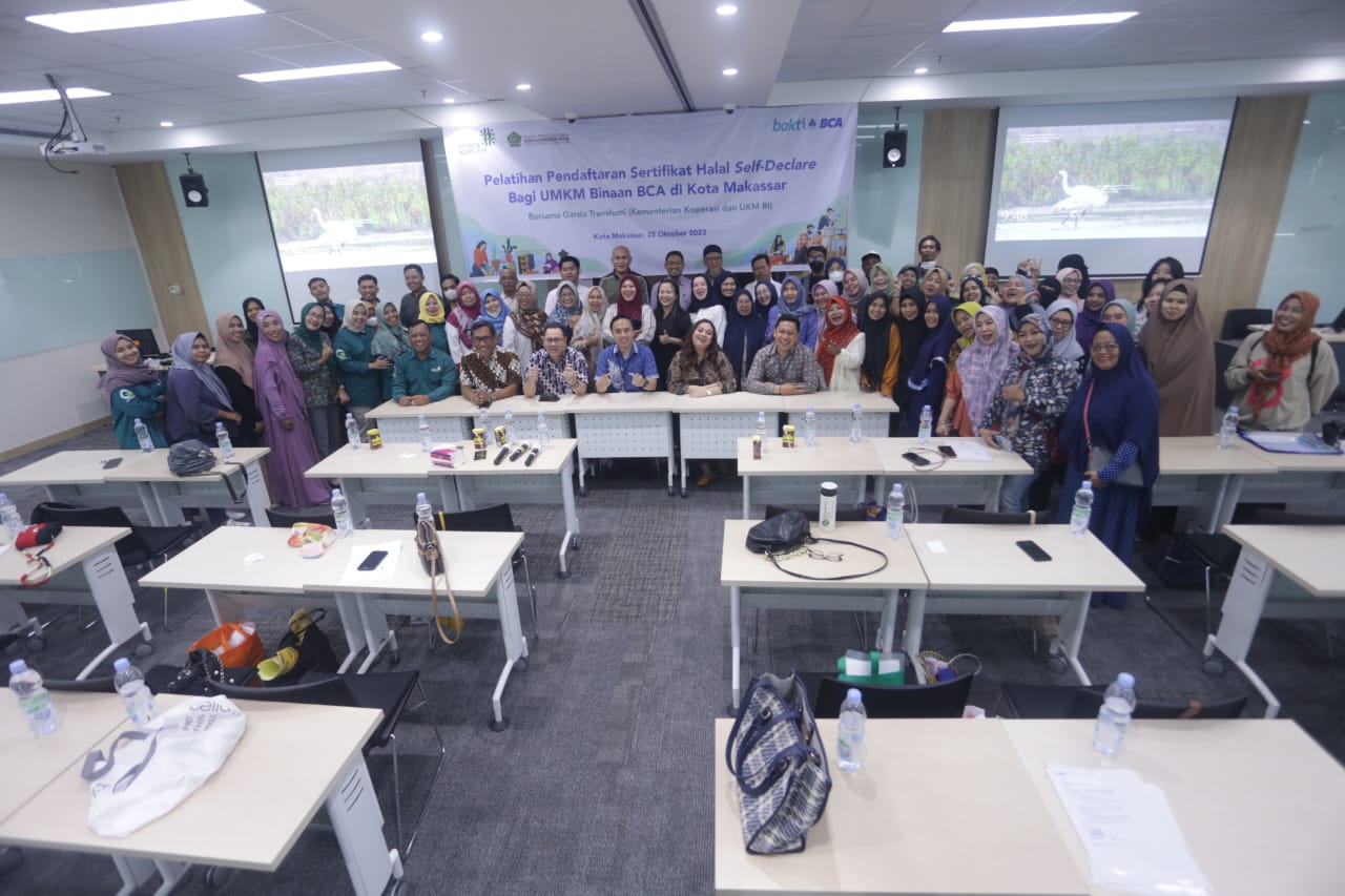 BCA Berikan Pelatihan Sertifikasi Halal kepada 100 UMKM Makassar