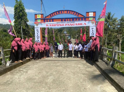 Dandim Resmikan Kampung Pancasila