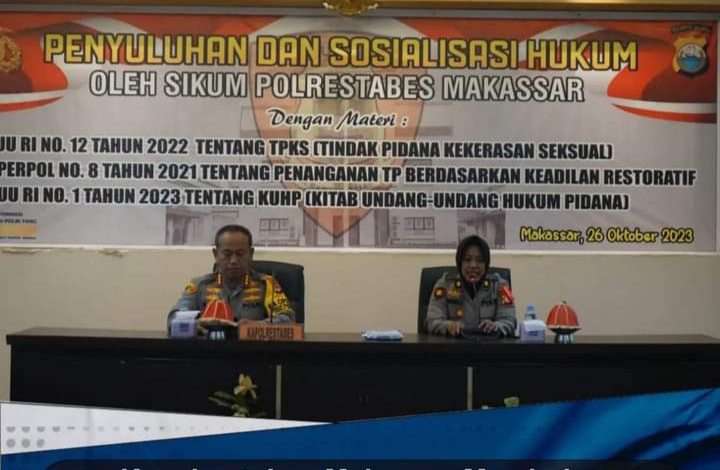 Polrestabes Gelar Sosialisasi Hukum Tindak Pidana Kekerasan Seksual