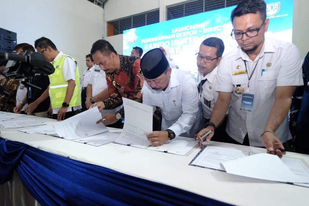 Pemkab Gowa Ikut Teken Kesepakatan Bersama Kargo Ekspor Makassar-Hongkong