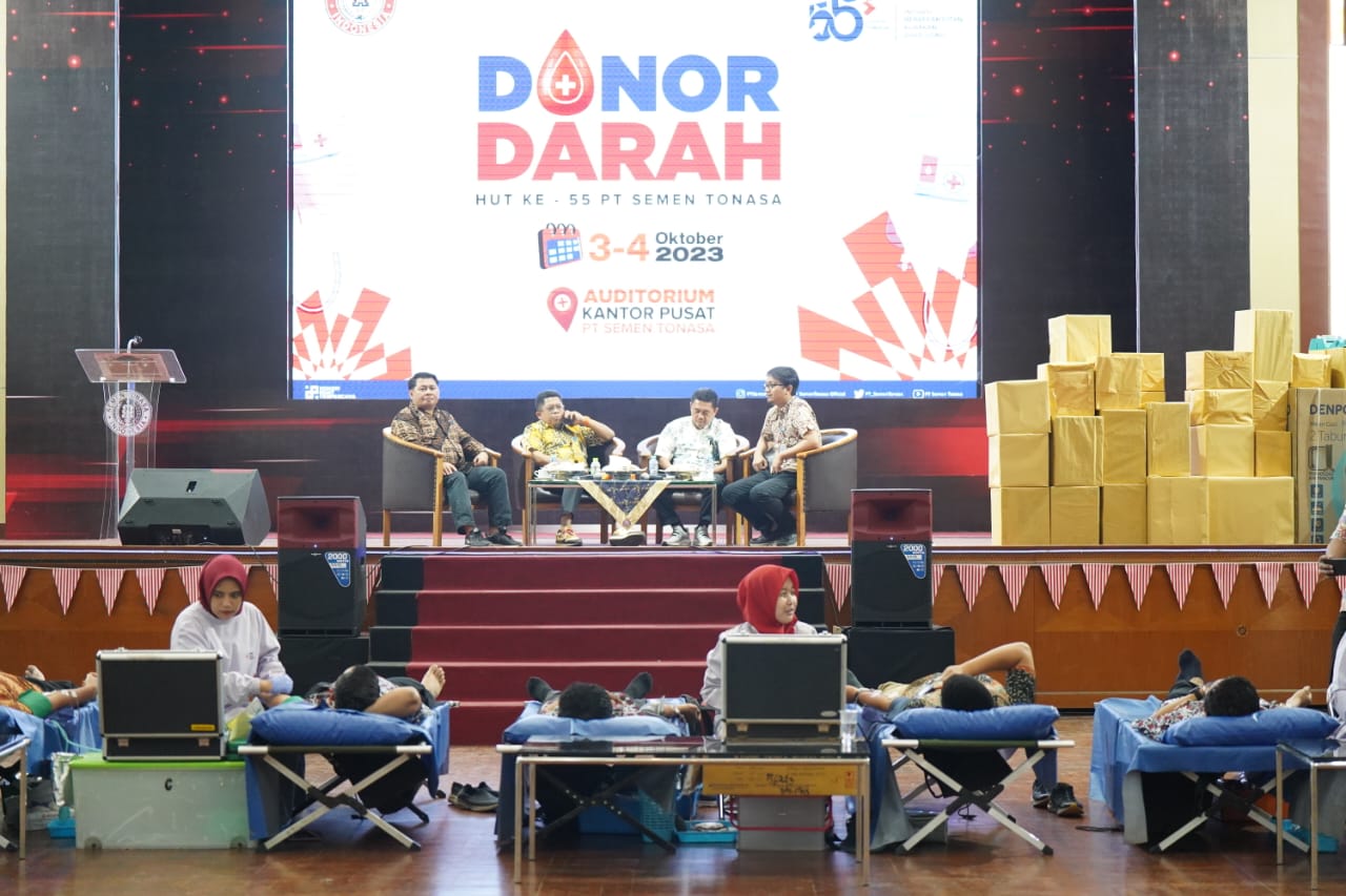 Gelar Donor Darah, Semen Tonasa Target 150 Kantong