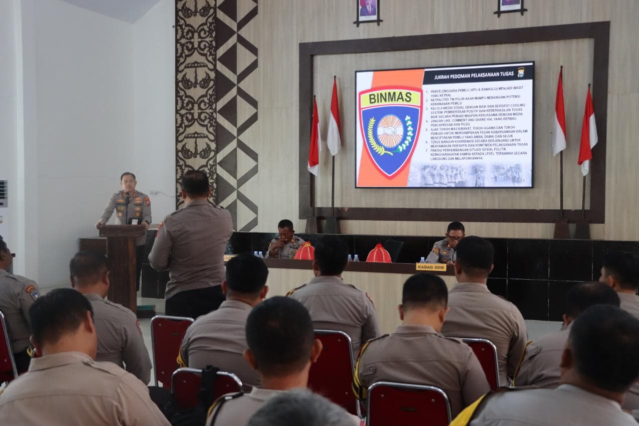 Kapolres Ingatkan Peran Penting Bhabinkamtibmas