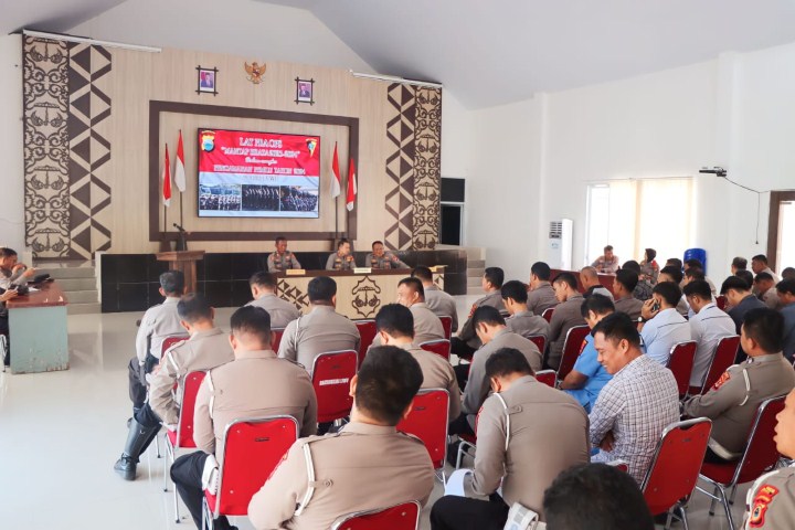 Kapolres Buka Latihan Pra Operasi Mantap Brata