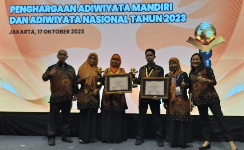 Dua Sekolah Raih Penghargaan Adiwiyata Mandiri 2023