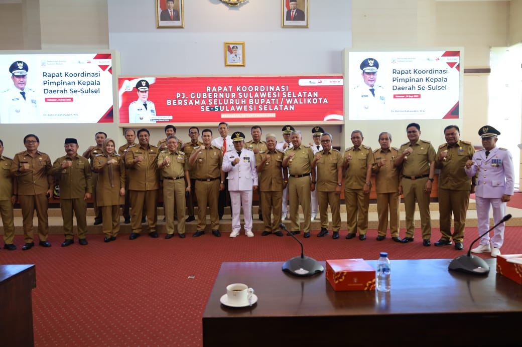Bupati Lutim Hadiri Rakor Pj Gubernur