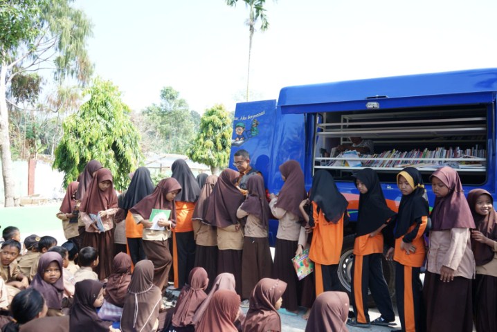 DPK Lutim Lakukan Perpustakaan Keliling