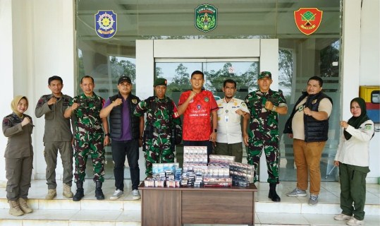 Satpol PP Sita 7.100 Rokok Ilegal