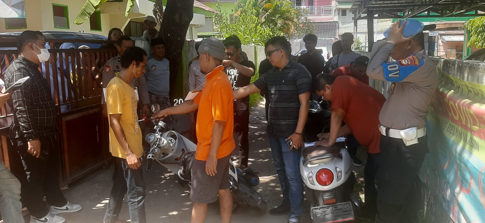 Polisi Gelar Rekonstruksi Kasus Pembunuhan di Jalan Nuri Baru