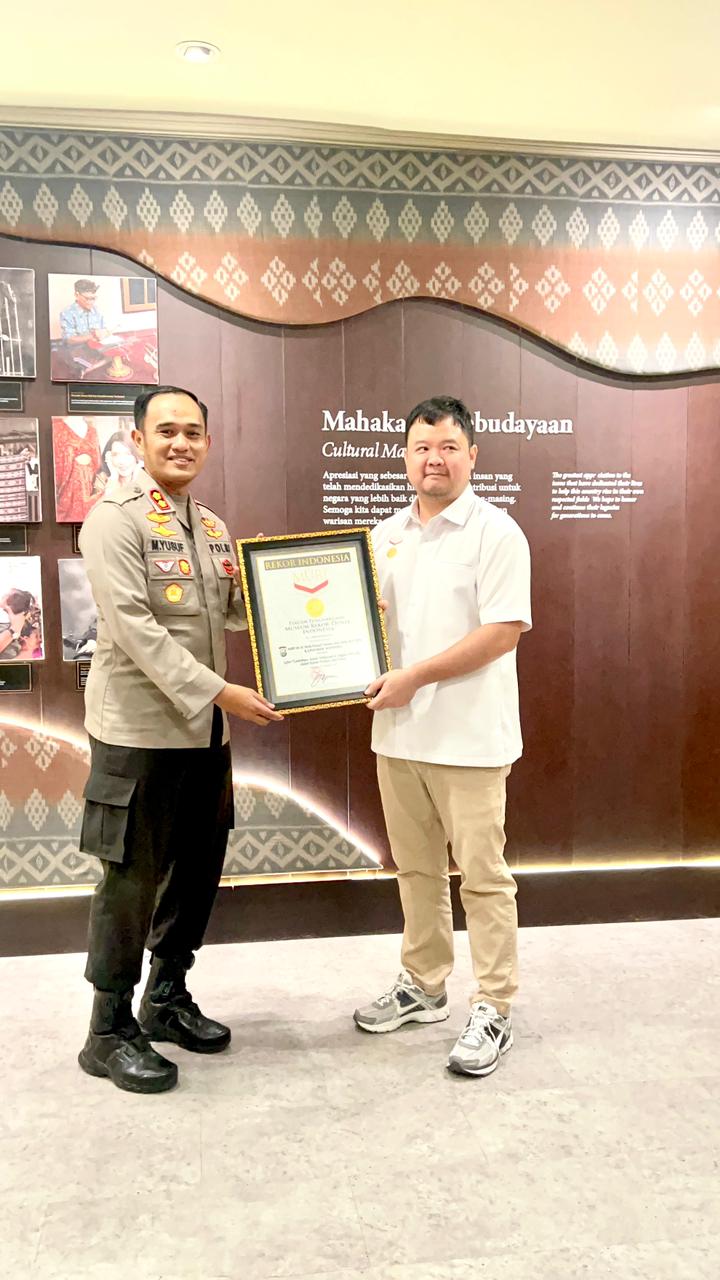 Gagas Safari Kamtibmas Subuh,  Kapolres Raih Rekor MURI