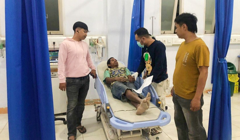 Karyawan PDAM Dianiaya Hingga Bersimbah Darah