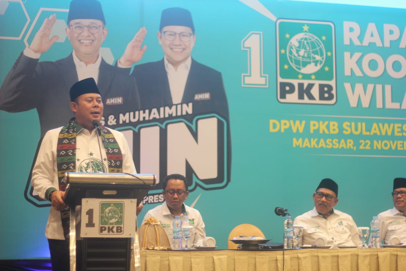 IST PEMBICARA--Ketua Bidang Hukum dan Perundang-undangan DPP PKB Cucun Ahmad Syamsurijal jadi pembicara pada Rakorwil Pemenangan Pileg, dan Pilpres di Hotel Dalton, Jl Perintis Kemerdekaan, Rabu (22/11).