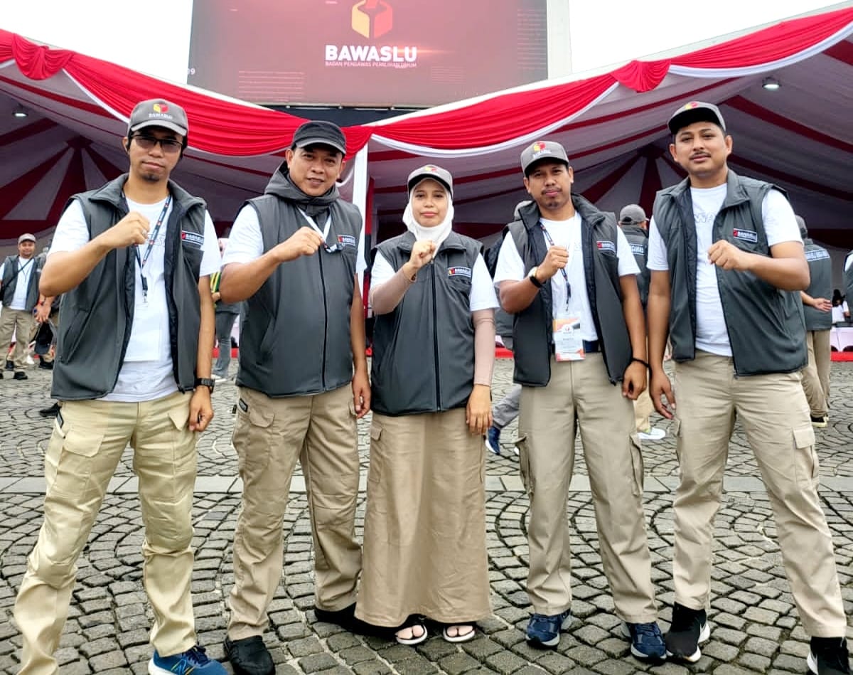 BKM/IST PENGAWASAN--Para komisioner Bawaslu Gowa siap melakukan pengawasan Pemilu 2024.
