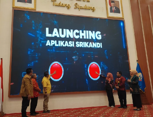 Pemprov Sulsel Resmi  Gunakan Aplikasi Srikandi