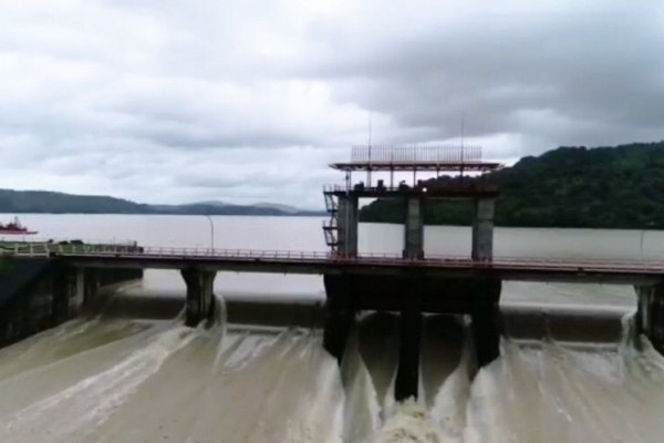 int MENSUPLAI--Produksi air Perumda Air Minum (PDAM) Kota Makassar mulai normal kembali. Bendungan Bilibili sudah bisa mensuplai air baku secara normal ke IPA milik PDAM.Tampak Bendungan Bilibili.