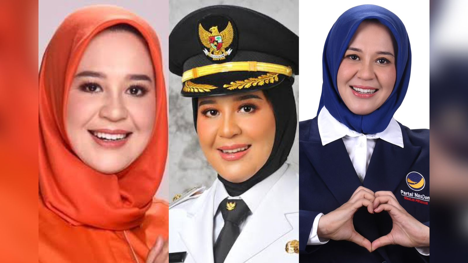 IST BERSAMA--Tiga caleg Nasdem untuk DPR RI yakni Fatmawati Rusdi ketika menjabat sebagai Wakil Wali Kota, Ketua DPRD Rudianto Lallo serta Ketua Fraksi Nasdem Mario David foto bersama  