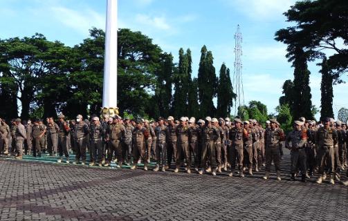 int SATPOL PP--BKD Sulsel mempersiapkan mengusulkan perekrutan tenaga honorer menjadi PPPK untuk personel satpol PP. Hal ini-pun dimintakan oleh  anggota DPRD Sulsel dari Fraksi PKB Irwan Hamid.