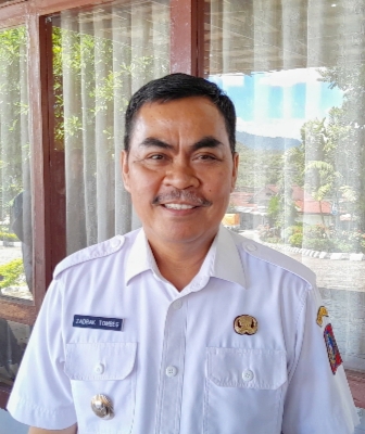 IST BERSAMA--Wakil Bupati Tana Toraja Zadrak Tombeq bersama Kapolres AKBP Malpa Malacoppo, Dandim 1414 Letkol Arm Bani Kelana Sepang, Kajari Erianto Laso' Paundanan, Ketua Bawaslu Elis Mangesa usai rapat pleno rekapitulasi suara di KPU Tana Toraja hasil Pemilu Pilpres dan Pileg di Pantan Hotel Makale, Rabu (28/2). 