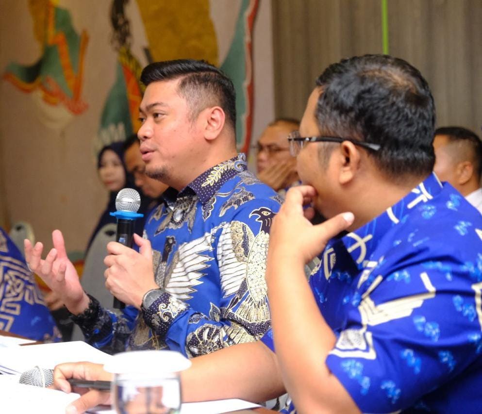 IST PAPAR -- Bupati Gowa, Adnan Purichta Ichsan, sedang memaparkan soal Proksi Rumah Produktif di hadapan tim penilai PPD tahap II. 