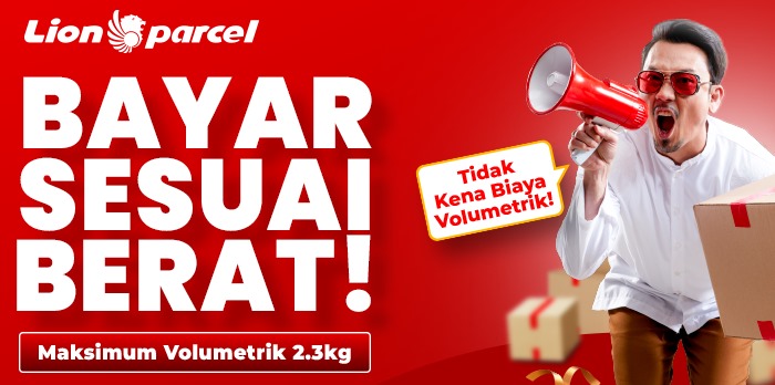 Bebas Biaya Volumetrik Hanya di Lion Parcel Karangasem