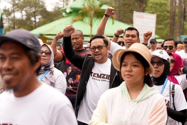IST KEGIATAN--Sekretaris DPD Gerindra Sulsel Darmawangsyah Muin dalam sebuah kegiatan partai beberapa waktu lalu  