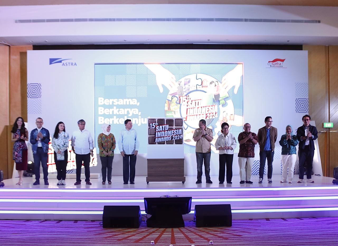 KICK OFF -- Suasana kick off SATU Indonesia Awards tahun 2025 dari Menara Astra Jakarta.