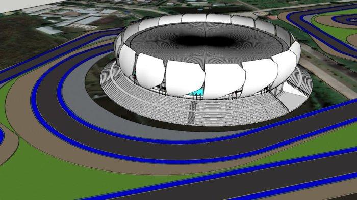 int DESAIN--Pemkot Makassar serius dalam menuntaskan proyek pembangunan sirkuit Untia dan Macca.Bahkan rencananya anggaran pembangunan proyek tersebut akan dianggarkan 2025 mendatang.Tampak desain Macca.
