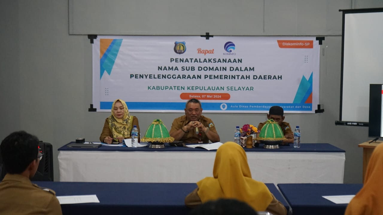 Bidang Aptika Diskominfo Selayar Dorong Optimalisasi Keaktifan Sub Domain di OPD
