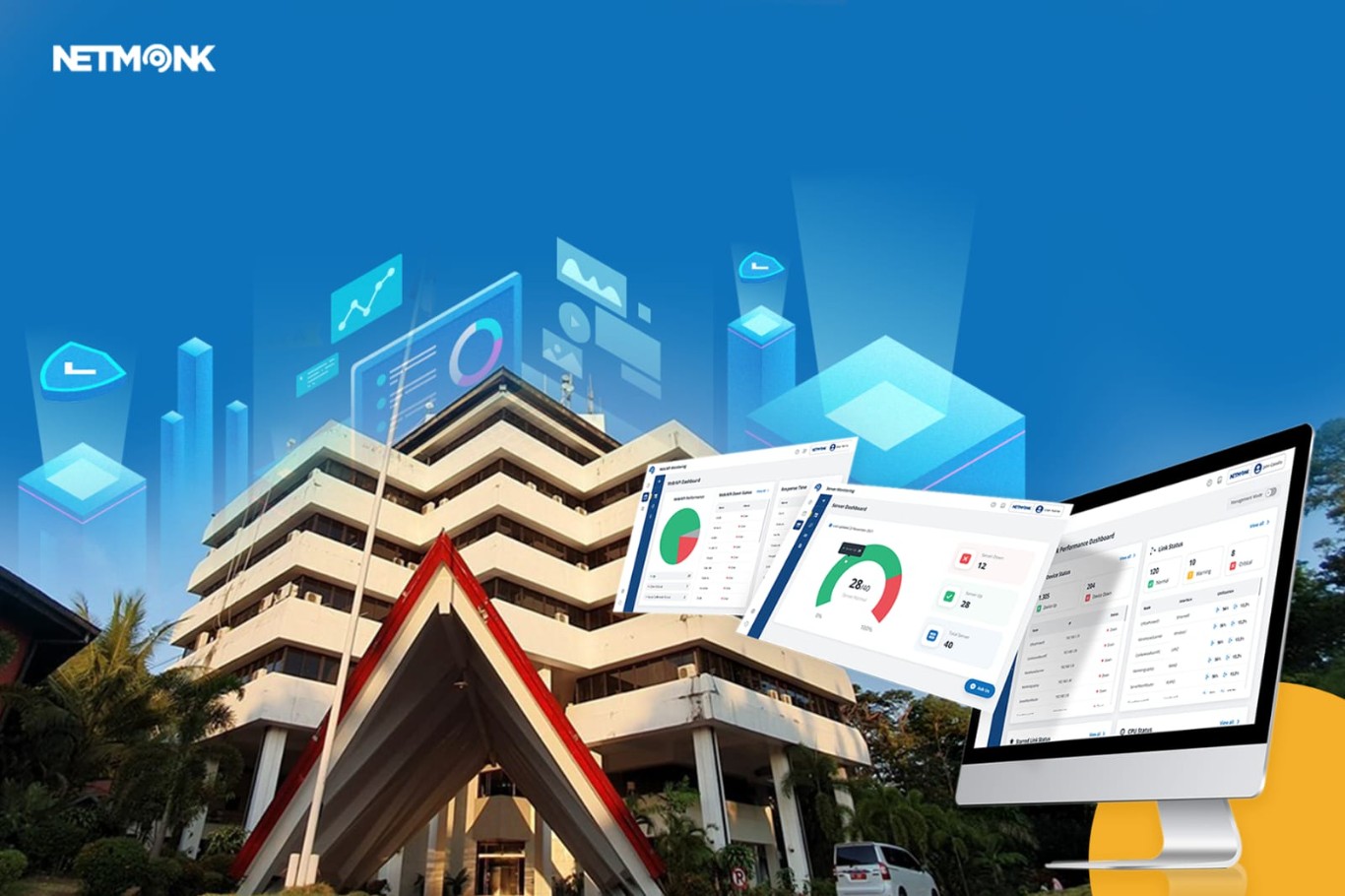 Manfaatkan Netmonk Prime, Kinerja Jaringan Universitas Hasanuddin Semakin Optimal
