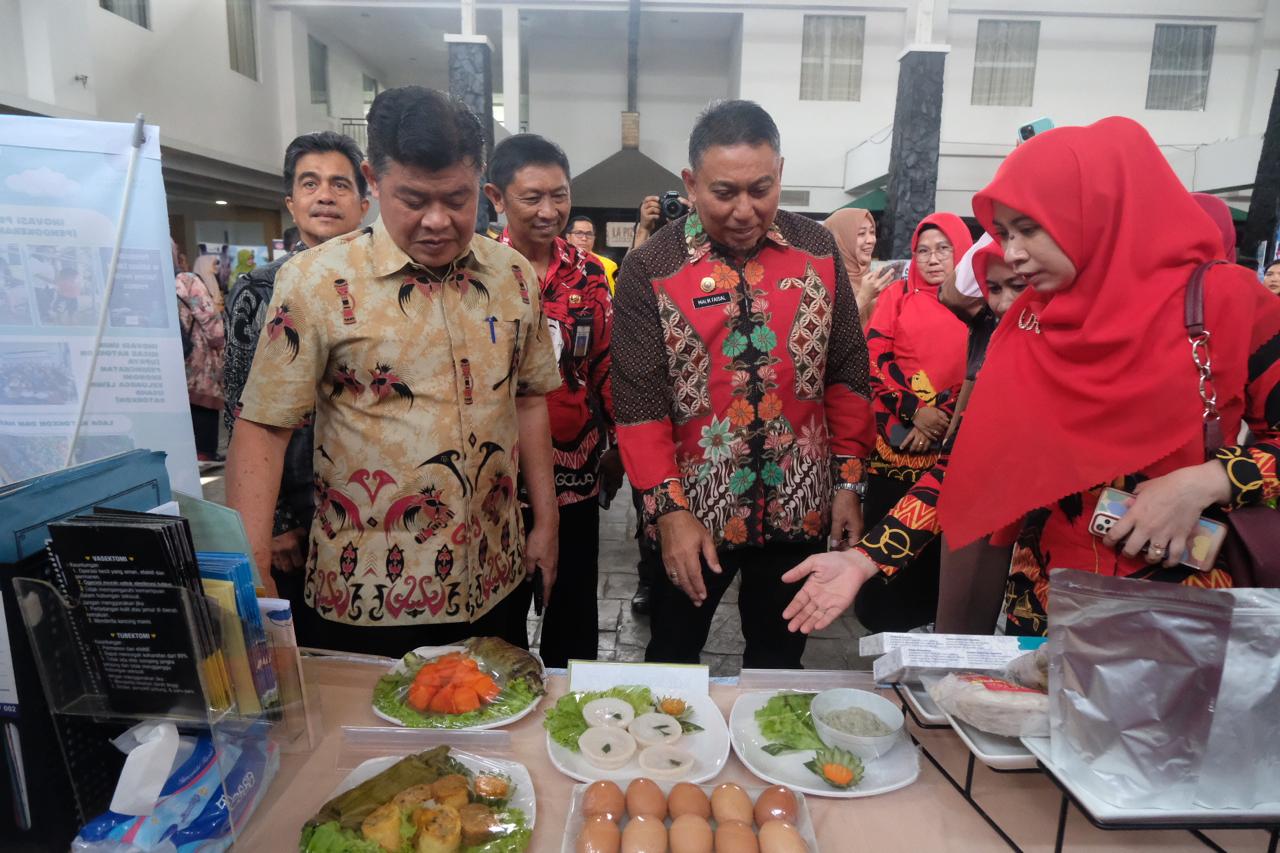 IST BERGIZI -- Aneka menu bergizi sebagai salah satu Inovasi Gemarikan dan Gassing Nganre yang digencarkan Pemkab Gowa dalam menurunkan angka stunting.
