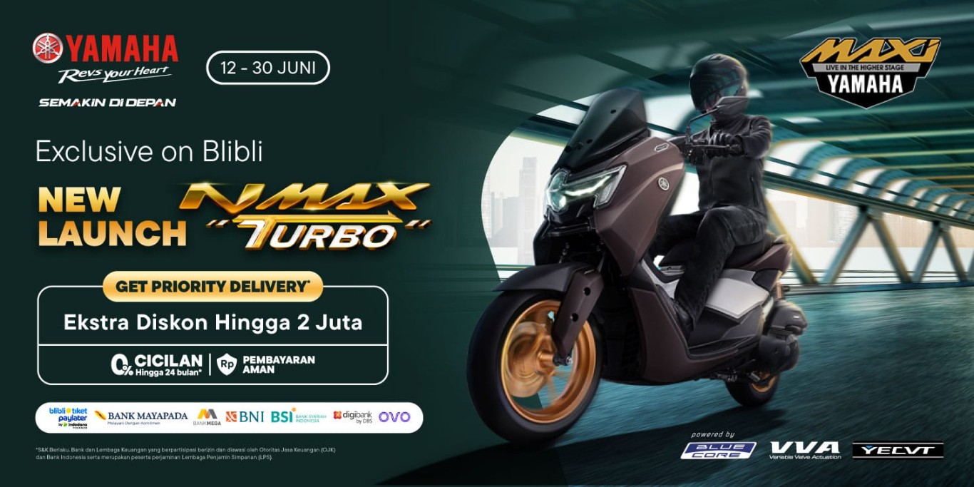 Dalam 40 Menit, Seribu Unit Yamaha Nmax Turbo Terjual di Blibli