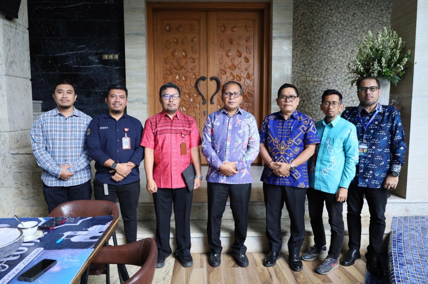 ist TERIMA--Wali Kota Makassar Moh Ramdhan Danny Pomanto  menerima audiens dari  Panitia Kegiatan 7th ICP 2024 di Amirullah, Kamis (21/6).