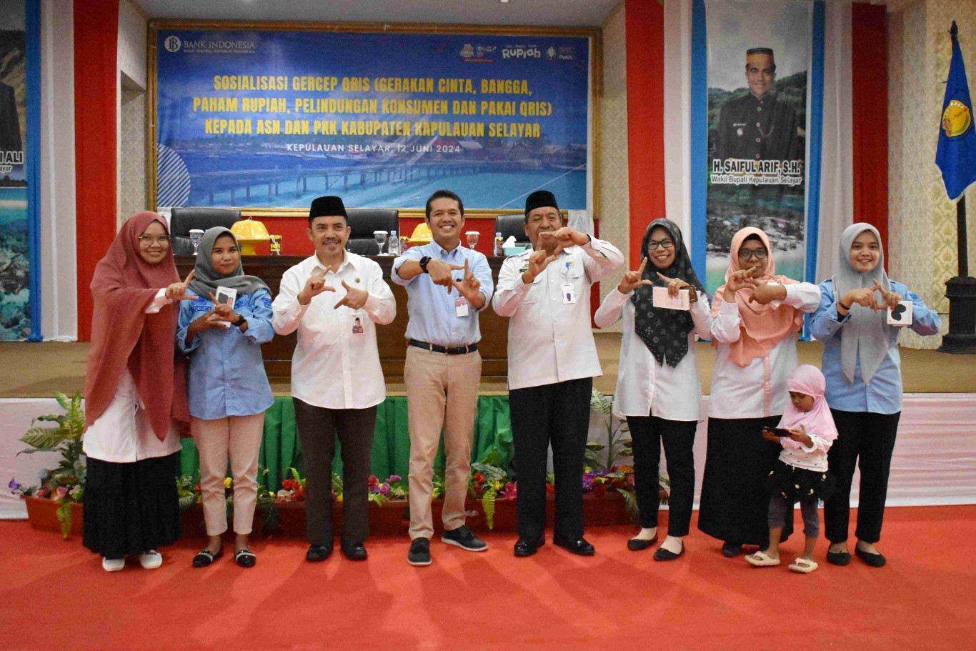 BPKPD Selayar Melakukan Sosialisasi Gercep Qris ke ASN dan PKK