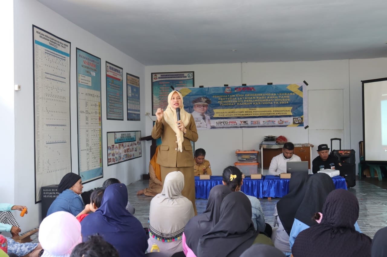 int MENDUKUNG--Kepala DP3A Kota Makassar, Achi Soleman mendukung Program Jagai Anakta dengan memastikan pemenuhan hak anak dan perlindungan anak terpenuhi. 