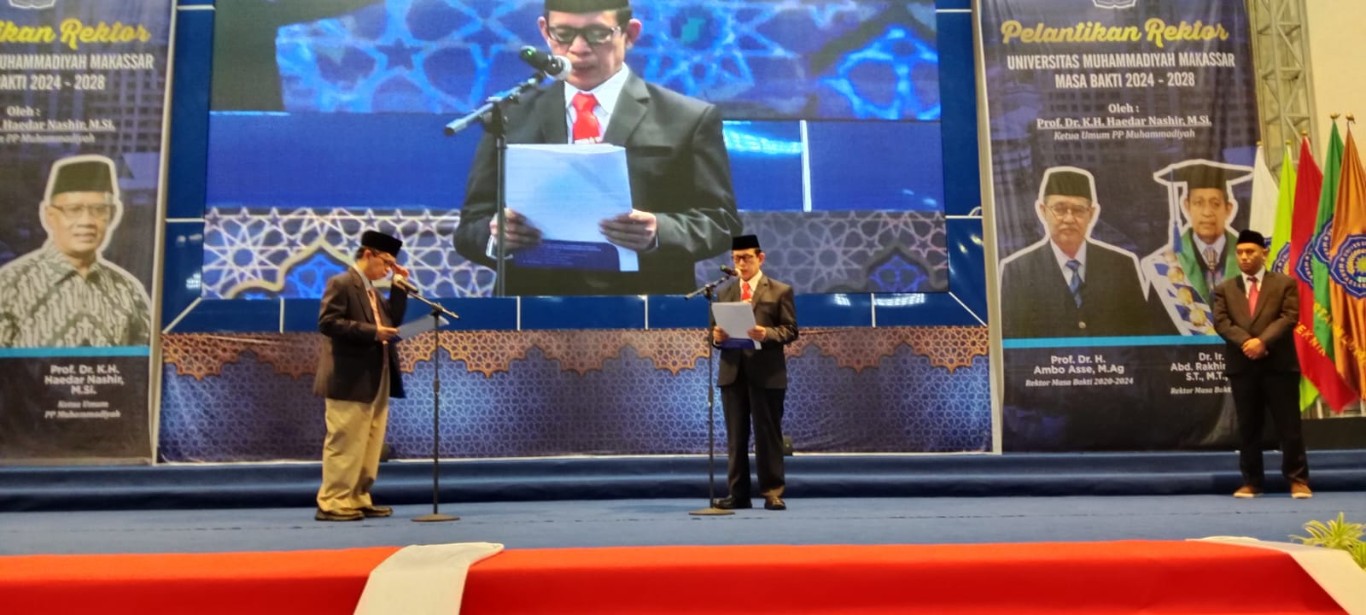 Jadi Rektor Unismuh, Rakhim Nanda Usung Tagline Integrated, Green Islamic, Futuristic