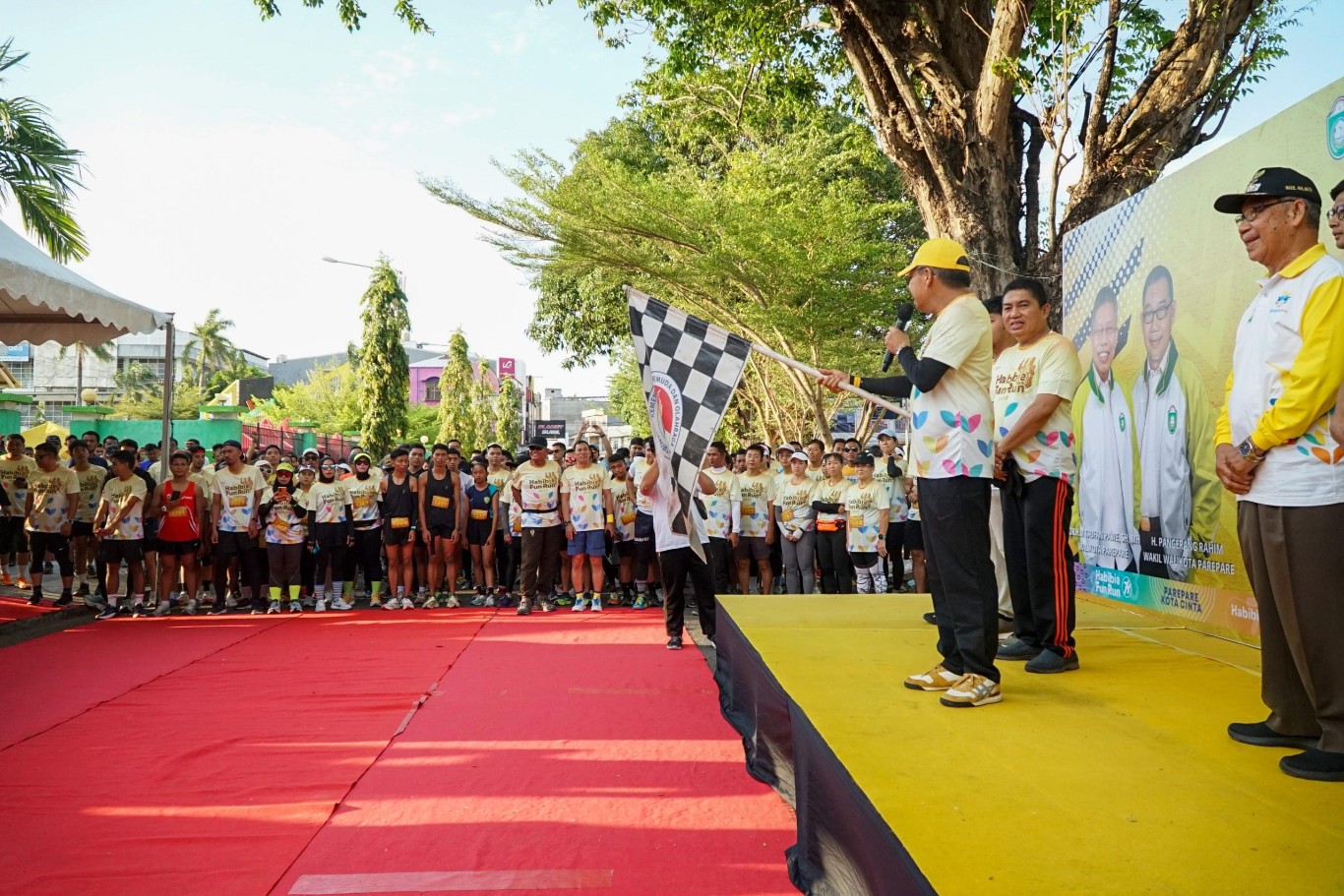Disporapar Gelar Habibie Fun Run 2024