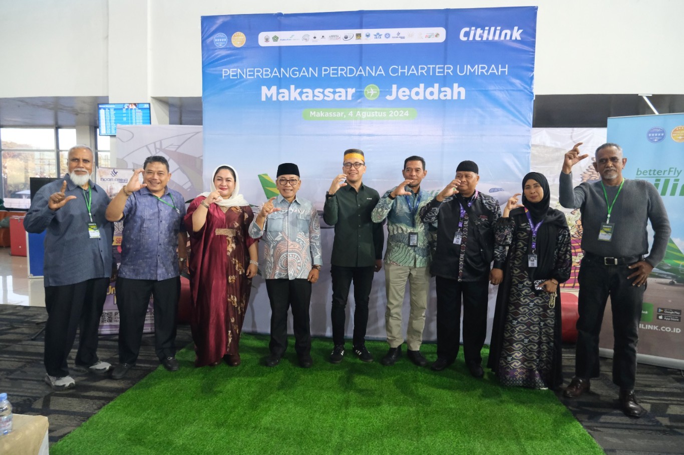 Noor Abika Makassar Gandeng Citilink Untuk Penerbangan Perdana Rute Makassar-Jeddah