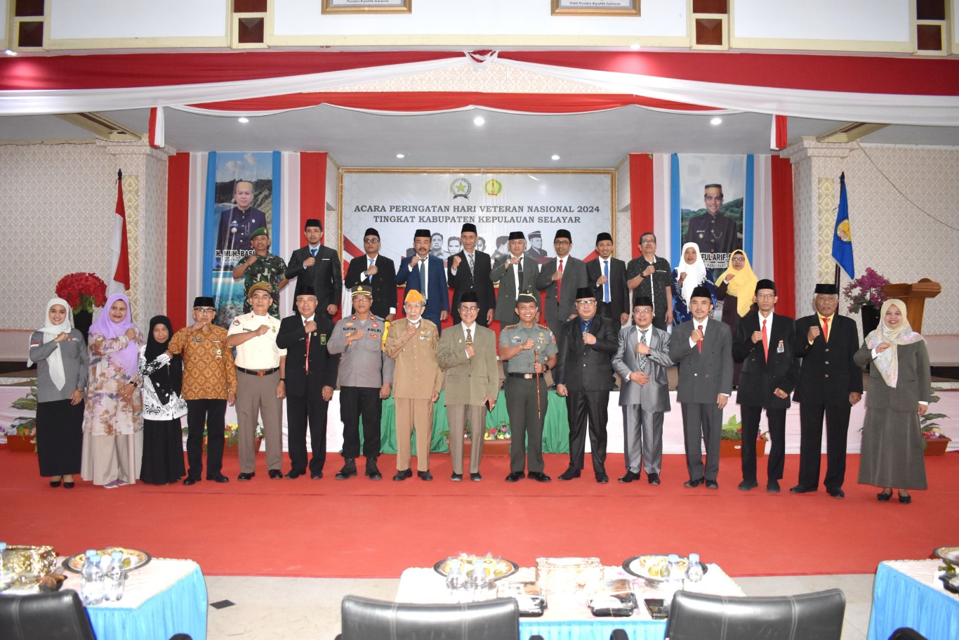 Wabup Selayar H Saiful Arif Hadiri Hari Veteran