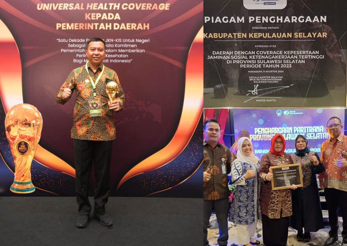 Basli Ali – Saiful Arif Sukses Sandingkan Penghargaan BPJS Kesehatan dan BPJS Ketenagakerjaan