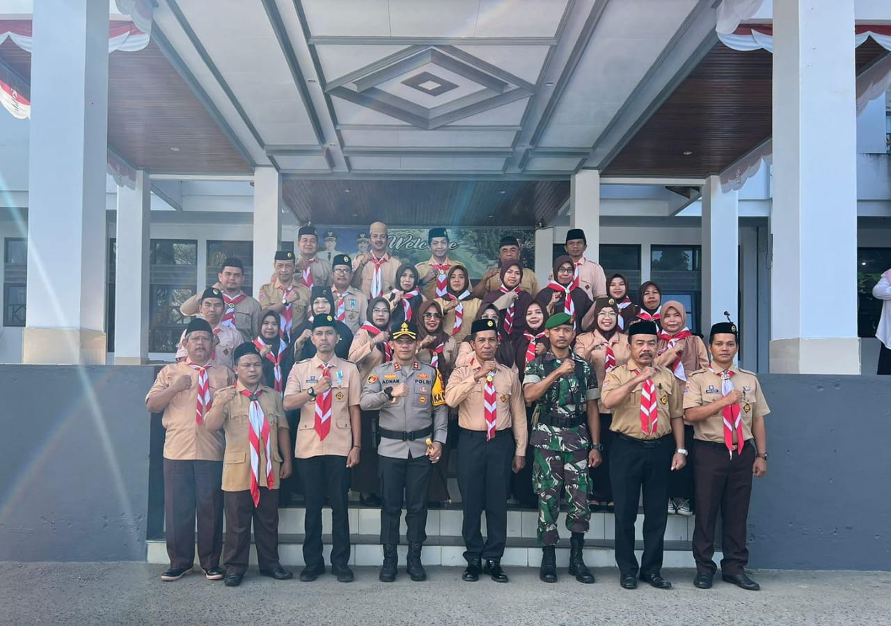 Peringatan HUT Gerakan Pramuka Digelar di Halaman Kantor Bupati Selayar