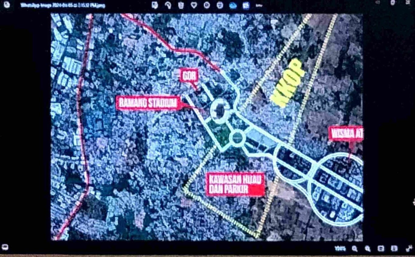 Zudan Pertanyakan Stadion ke Jokowi