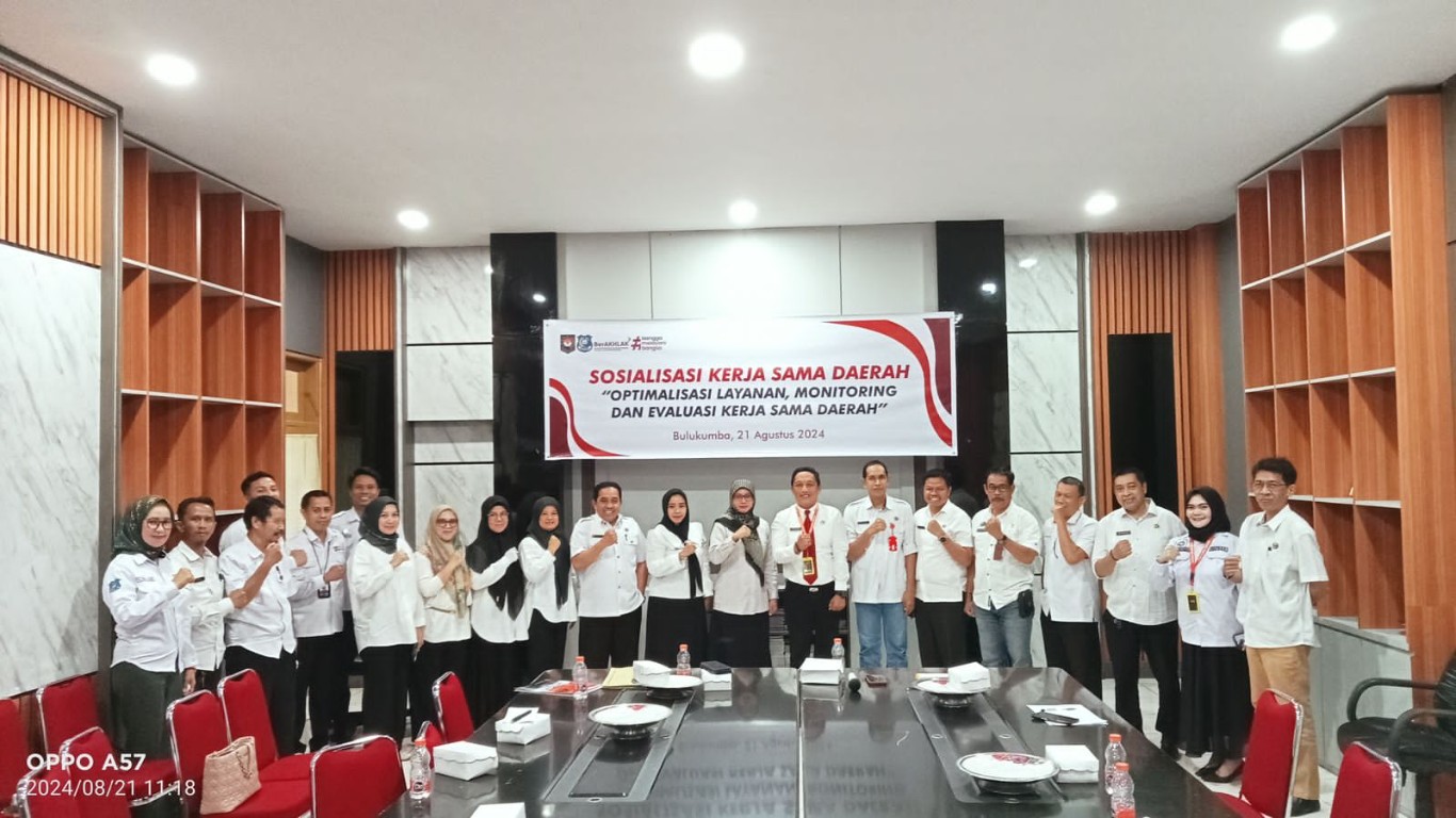 INOVASI -- Bagian Pemerintahan Setda Pemkan Bulukumba terus berbenah dalam memberikan layanan publik kepada pihak terkait melalui optimalisasi monitoring dan evaluasi kerjasama daerah atau Pamong Sikada.