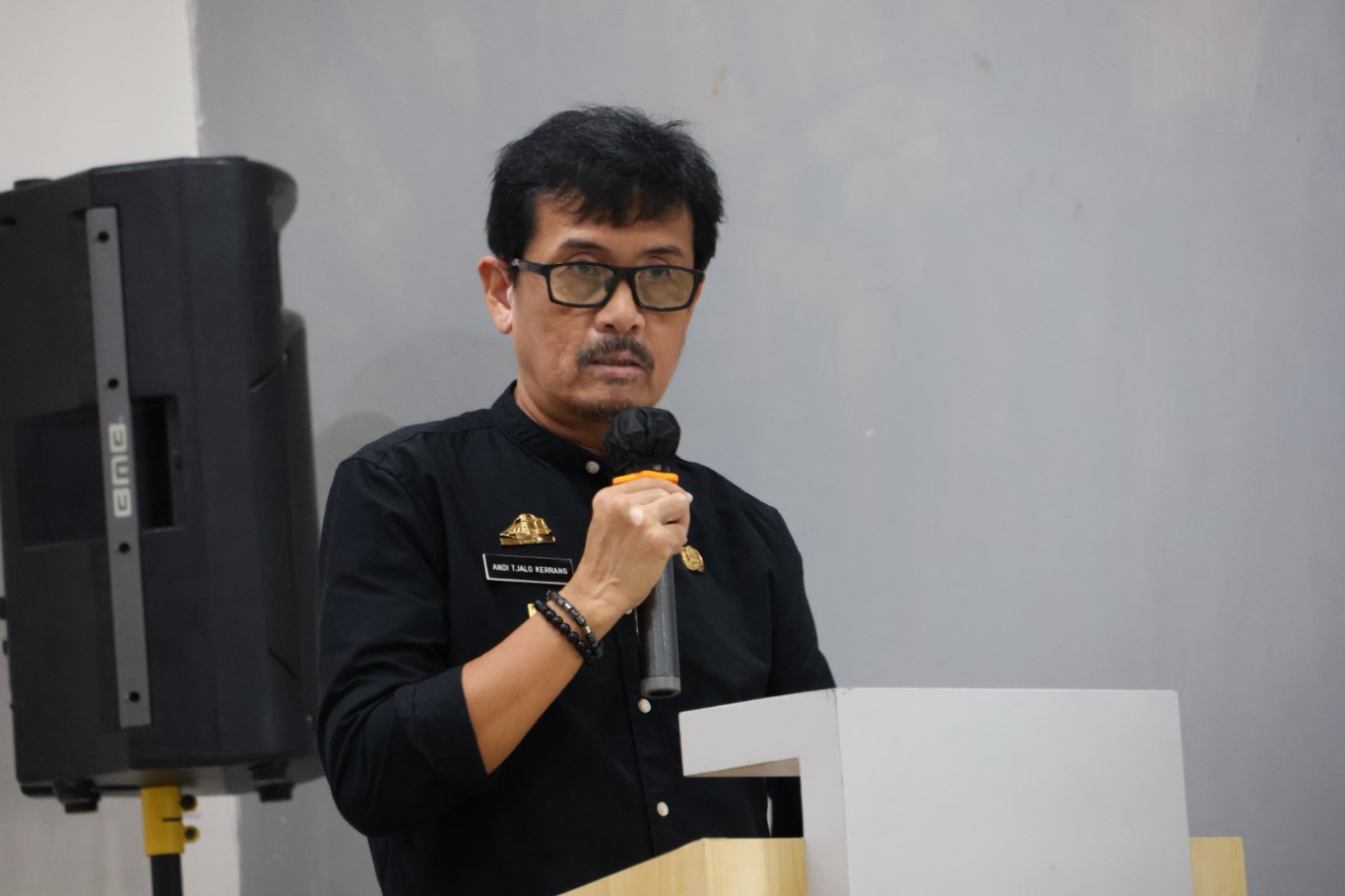 PERINGATAN -- Sekkab Kabupaten Pinrang, A Calo Kerrang menghadiri resepsi Peringatan Hari Koperasi ke-77 yang digelar Dewan Koperasi Indonesia Daerah (Dekopin Daerah) Kabupaten Pinrang di Hotel MS, Jumat (2/8).
