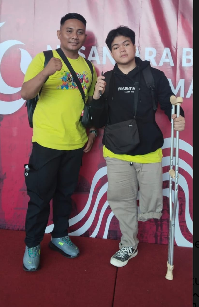 LOLOS -- SLB Negeri 1 Soppeng berkebutuhan khusus berhasil meloloskan salah seorang siswanya mengikuti Olimpiade Olahraga Siswa Nasional (O2Sn) Tingkat Nasional di Balai Pengembangan Talenta Indonesia, Sekjen KemendukbudRistek Jakarta 20-25 Agustus mendatang.