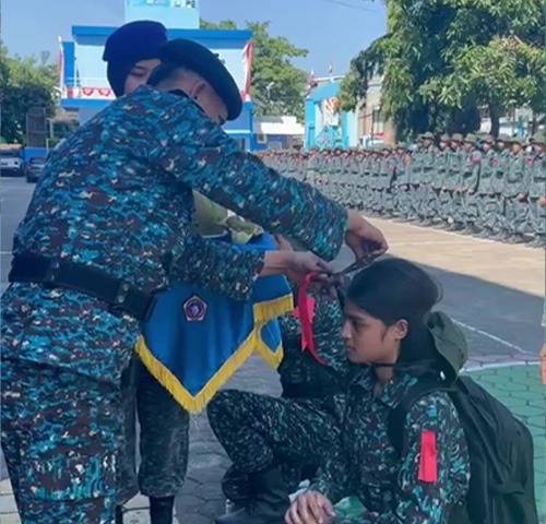 Ikut Madabintal, 349 Taruna Polimarim AMI Makassar Dilatih Mandiri dan Disiplin