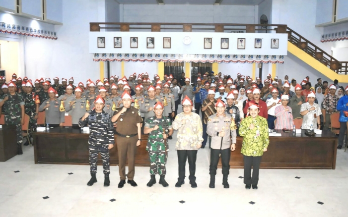Komitmen Jaga Daerah Tetap Kondusif, Tiga Pilar di Kepulauan Selayar Deklarasi Pilkada Damai 2024