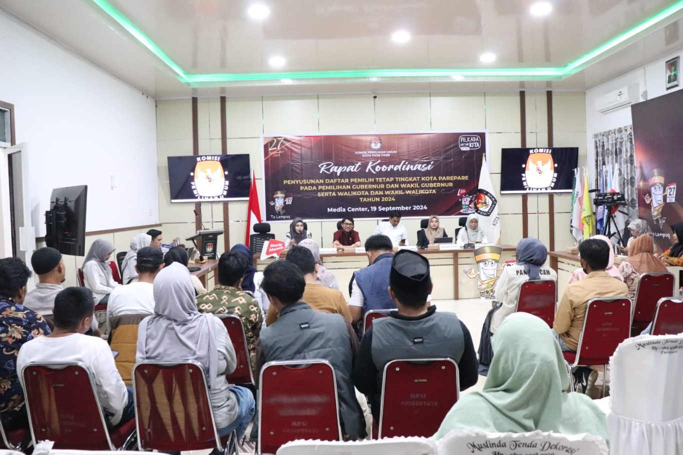 Sinkronisasi Data Pemilih Pilkada Serentak, KPU dan Bawaslu Parepare Gelar Rakor Strategis