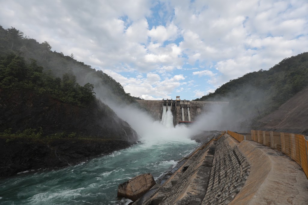 BENDUNGAN -- Salah satu sumber mata air untuk mendukung pengoperasian tiga PLTA milik PT Vale Indonesia berkapasitas 365 Megawatt.
