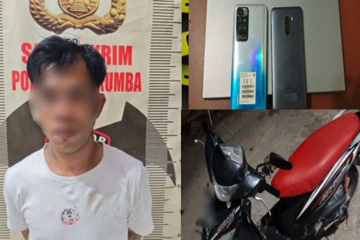 DITEMBAK -- Residivis Curanmor di Bulukumba ditangkap di Kabupaten Sinjai. IR terpaksa dihadiahi 'timah panas' oleh polisi karena melakukan perlawanan saat hendak diringkus.    
