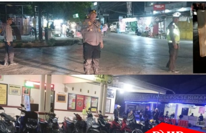 KNALPOT BRONG -- Puluhan sepeda motor yang menggunakan knalpot brong terjaring operasi cipta kondisi diamankan di Mapolsek Manggala.
