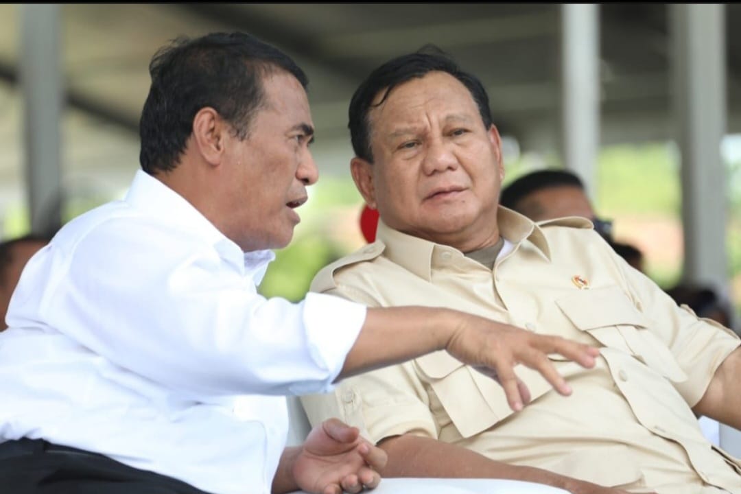 Presiden Prabowo Subianto bersama Mentan Andi Amran Sulaiman.